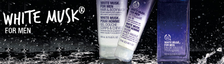 White Musk for Men Header White Musk for Men Header