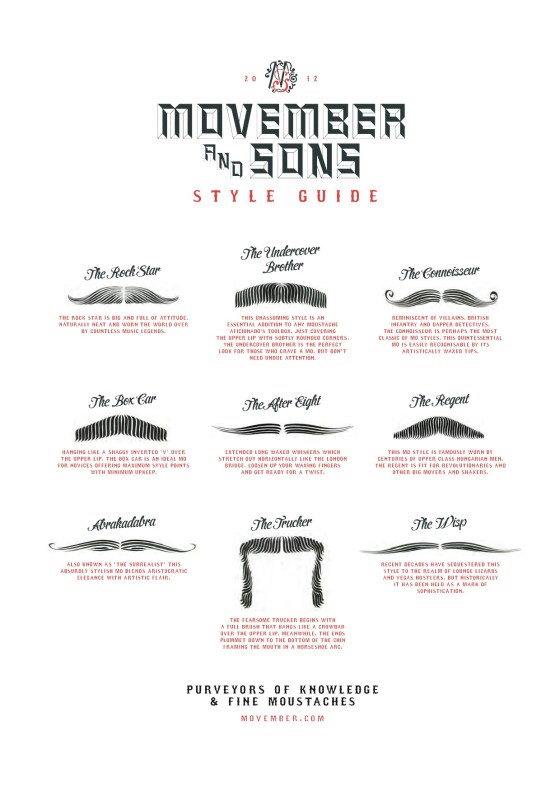 The Movember Style Guide The Movember Style Guide