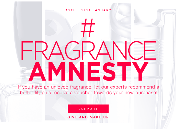 Escentual's #FragranceAmnesty