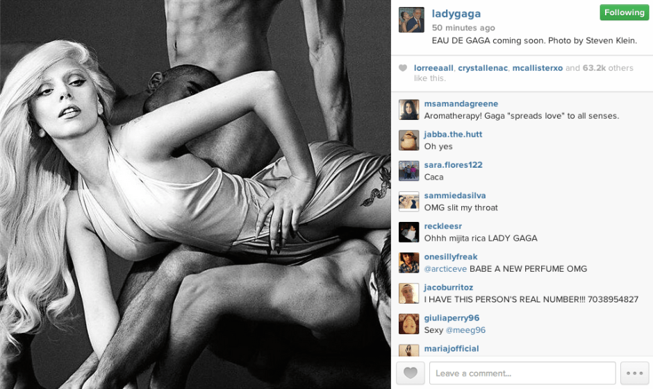 Lady Gaga Teases 'Eau de Gaga'