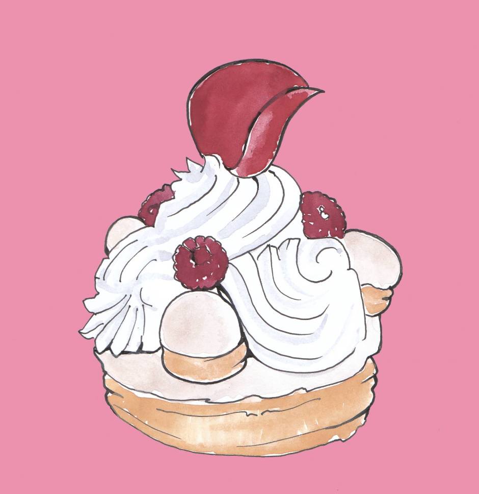 The Deliciousness of Rose - La Saint Honoré by Ladurée