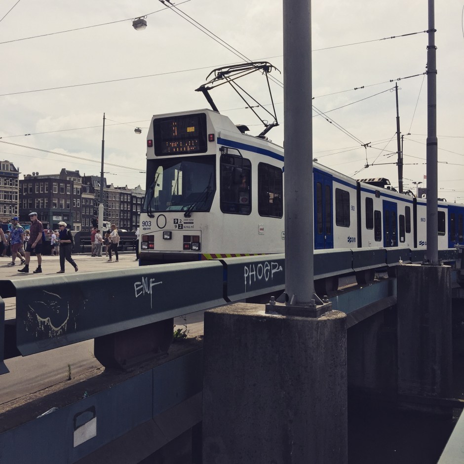 "#Amsterdam #Trams. The smell of metal dust, hot electricity and well-worn seat fabric #ScentedStories"