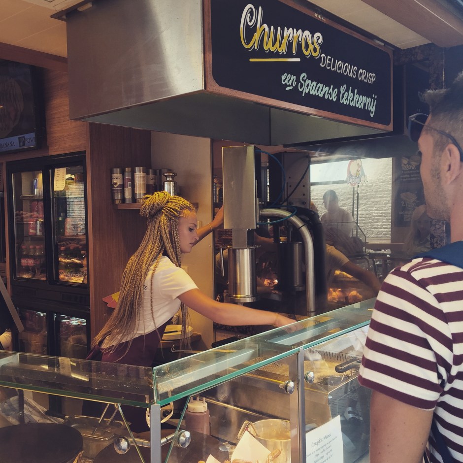 "Freshly fried batter, unctuos and sweet, tons of sugar, and a dash of Nutella #Amsterdam #ScentedStories"