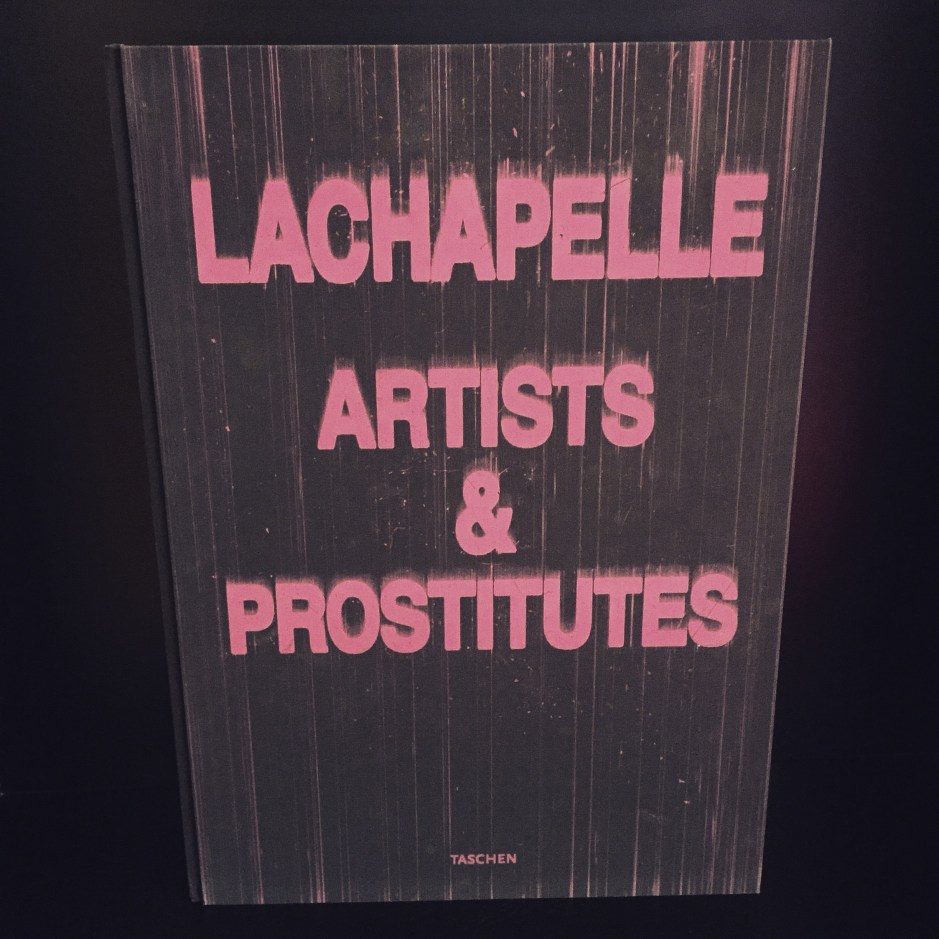 "They have some interesting books in this hotel, especially this aptly named David LaChapelle photo book, which is almost as bi as I am #Amsterdam"