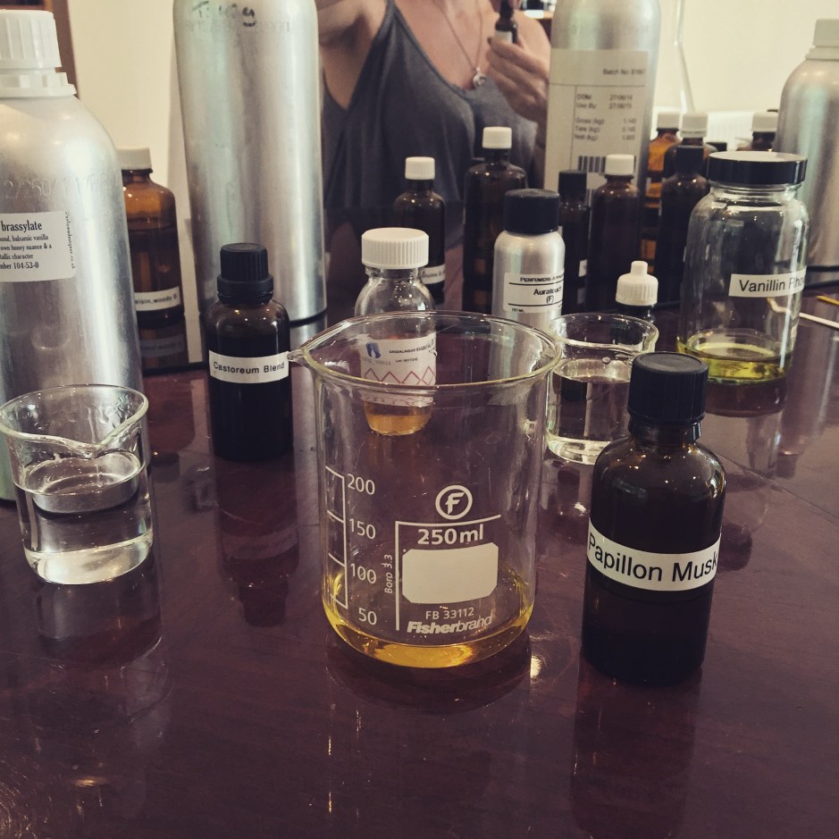 The building blocks for the 'Papillon Musk' accord